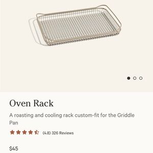 Versatile Tan Oven Rack for Baking